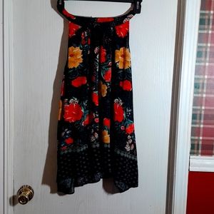 TORRID Black Floral Textured stretch rayon tank top Size 3x